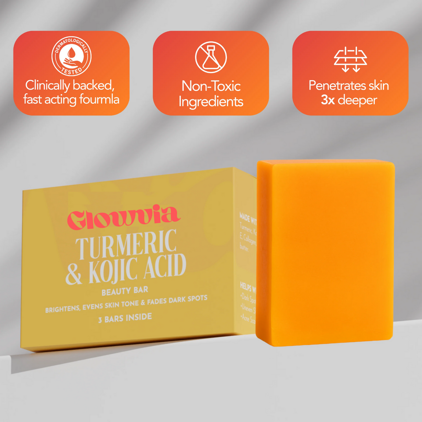 Turmeric & Kojic - Brightening Soap for Clear, Even-Toned Skin